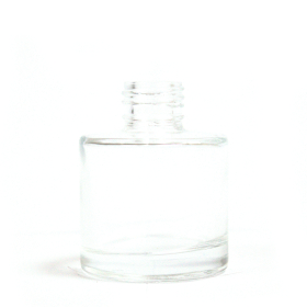 6x 50 mL Bouteille Diffuseur Ronde - Transparente (bouchons vendus séparément)