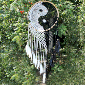Attrape Rêve de Bali - Ying Yang XL 50cm