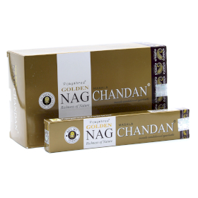 12x 15g Golden Nag - Chandan Encens