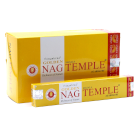 12x 15g Golden Nag - Temple Encens