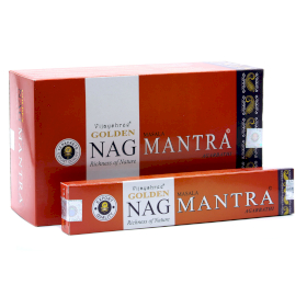 12x 15g Golden Nag - Mantra Encens