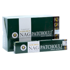 12x 15g Golden Nag - Pathouli Encens