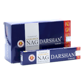 12x 15g Golden Nag - Darshan Encens