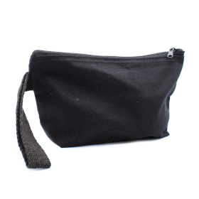 6x Trousse de Toilette Cotton Noir 10 oz - Hand Holder