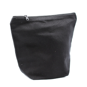 6x Trousse de Toilette Cotton Noir 10 oz - Medium Pouch