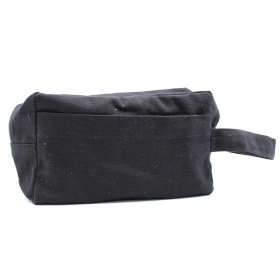 6x Trousse de Toilette Cotton Noir 10 oz - Classic Square