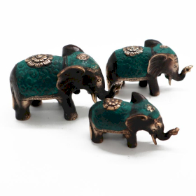 Set de 3 - Elephants Heureux (asst sizes)