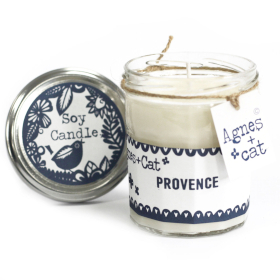 6x Bougie en pot de confiture - Provence
