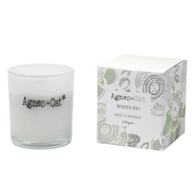 4x Bougie votive - Figue blanche