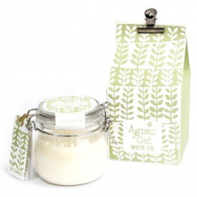 4x Bougie en pot Kilner - Figue blanche