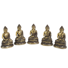 5x Mini Bouddha assis en méditation