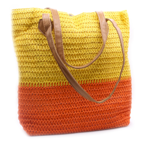 Sac Retour au Bazar - Jaune & Orange