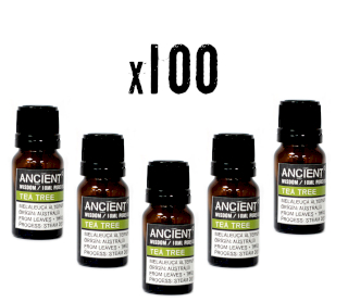 100x 10 ml Huile essentielles Arbre à thé