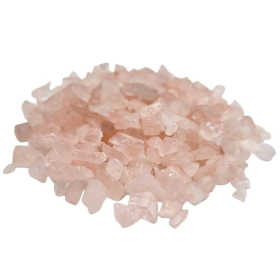 Eclats de pierres précieuses de quartz rose en vrac - 1KG