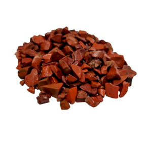 Eclats de pierres précieuses de jaspe rouge en vrac - 1KG