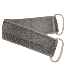 4x Bambou - Ceinture en Lin pour le dos - Gris