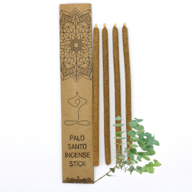 3x Large bâtons d\'encens Palo Santo - Eucalyptus