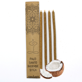 3x Large bâtons d\'encens Palo Santo - Noix de coco