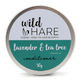 4x Après-shampoing solide Wild Hare 60g - Lavande et arbre à thé