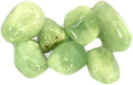 24x Pierres roulées - Prehnite L (grade A)