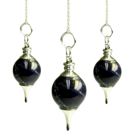 3x Pendule Sphère - Sodalite