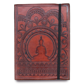 Petit carnet à bandoulière - Mandala tibétain