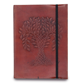 Carnet moyen à bandoulière - Arbre de vie