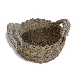 Panier en Jonc de Mer Naturel - Lot de 2