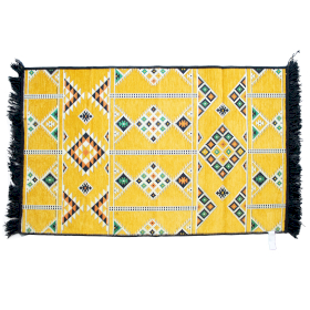 Tapis Kilim 125x80 cm - Jaune