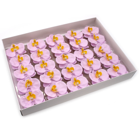 25x Fleur de Savon Artisanal - Orchide - Violet