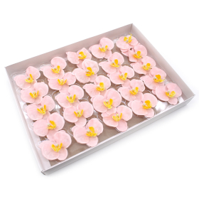 25x Fleur de Savon Artisanal - Orchide - Rose