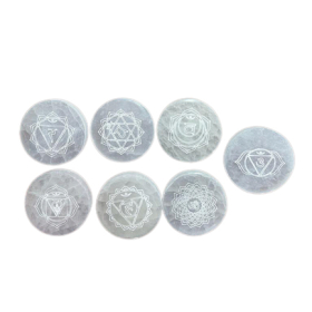 Lot de 7 Plaques de Charge Chakra