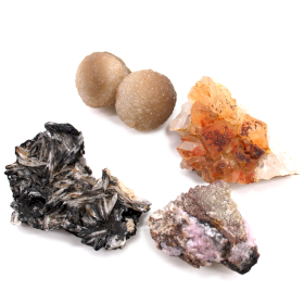 Spécimens minéraux - Pièces mélangées (environ 24 pièces)