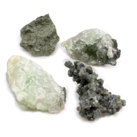 Spécimens Minéraux - Petit Prynite (environ 34 à 79 pièces)