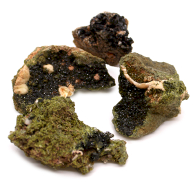 Spécimens Minéraux - Epidote (environ 10 pièces)