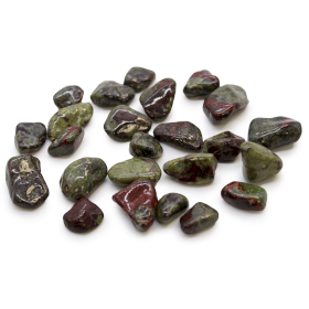 24x Petites Pierres Roulées Africaines - Dragon Stones