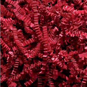 Frisure de Papier ZigZag de Luxe - Rouge profond (1KG)