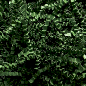 Frisure de Papier ZigZag  de Luxe - Vert Forêt (1KG)