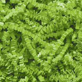 Frisure de Papier ZigZag  de Luxe - Citron Vert (1KG)