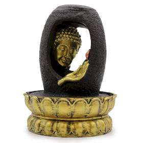 Fontaine de Table - 30cm - Bouddha Doré & Vitarka Mudra