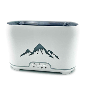 Diffuseur d\'Arômes Himalaya - USB-C - Télécommande - Effet Flamme