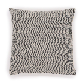 2x Housse de Coussin Classique - Chevron Fin Gris - 40x40cm