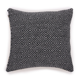 2x Housse de Coussin Classique - Labyrinthe Noir - 40x40cm