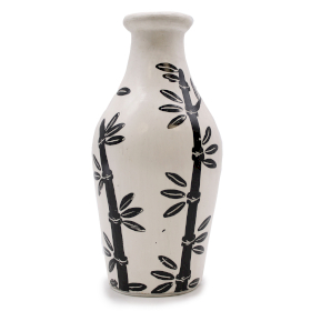 Vase avec Motif Bambou - Naturel