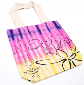 Sac en Coton Tye-Dye (6oz) - 38x42x12cm - Lotus Buddha - Multi Col - Anse Naturelle