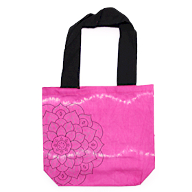 Sac en Coton Tye-Dye (6oz) - 38x42x12cm - Mandala - Magento - Anse noire