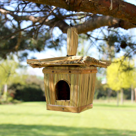 Mangeoire oiseaux Carillon éolien naturel - Weba meubles