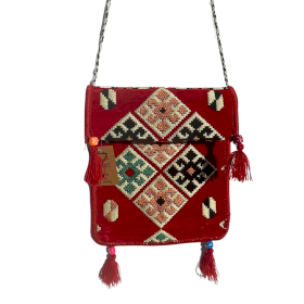 Sac de Festival Kilim - Rouge