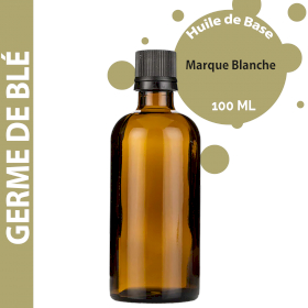 10x Huile de Germe de Blé - 100ml - Marque Blanche