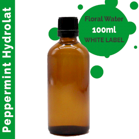 10x Hydrolat de Menthe Poivrée 100ml - Marque Blanche